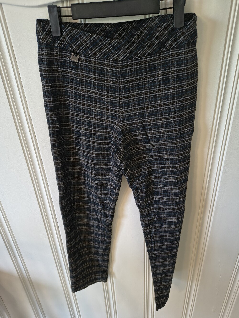 Slim-Sation by Multiples Plaid Pants Size 8